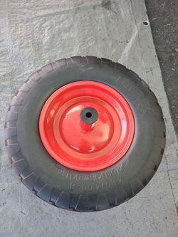Flat-Free Wheelbarrow Tire