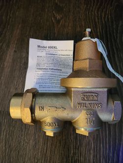 Zurn Wilkins
1-1/4 in. 600XL Pressure Reducing Valve (NEW)