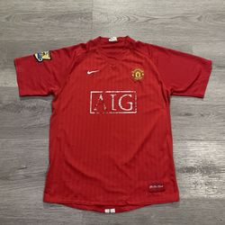 2007 Vintage Manchester United Wayne Rooney Premier League Championship Red Jersey