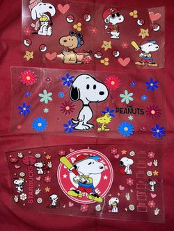New Snoopy Cup Wraps Uvdtf