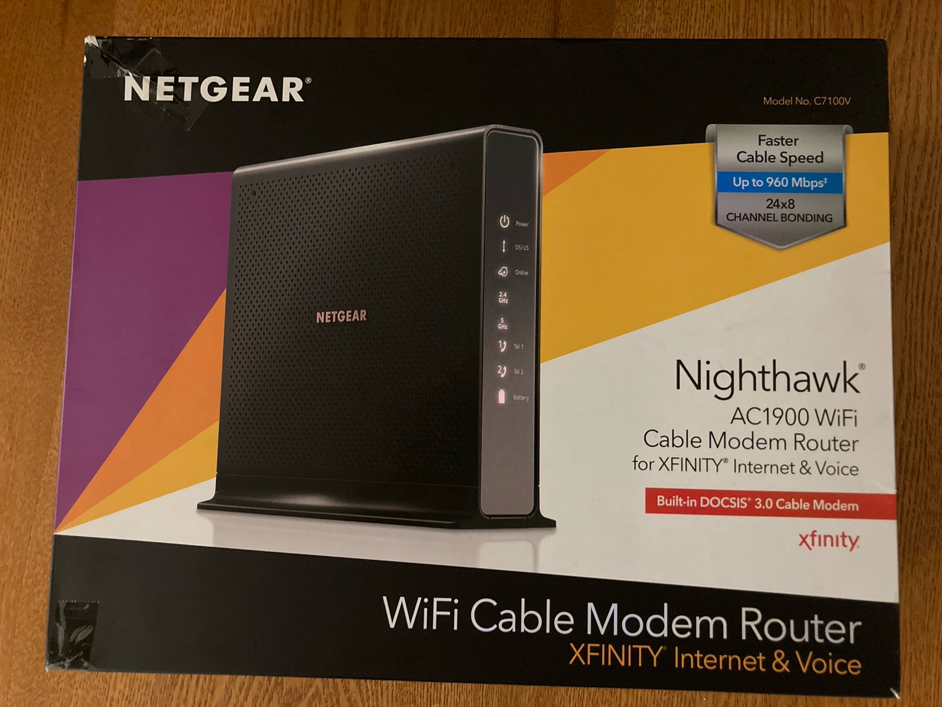 Netgear Wireless Cable Modem Router-Nighthawk AC 1900