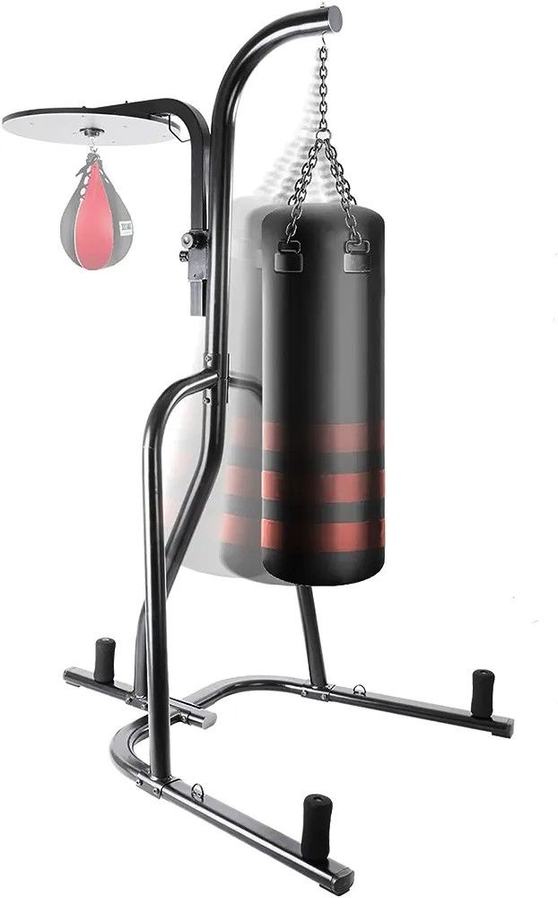 Heavy Boxing Bag Stand With Added Accessories 