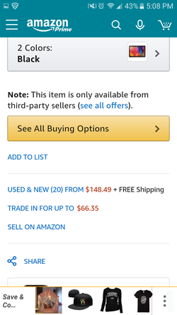 Samsung tablet pro 16 GB