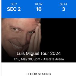 Luis Miguel Live May 30th