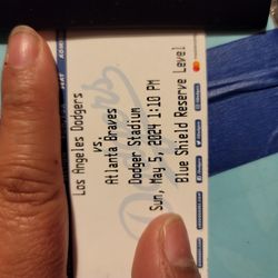 Dodgers Ticket