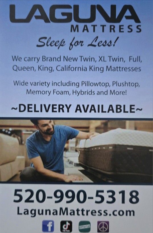 99 No Hidden Costs Day Delivery Se Habla Espanol Twin Mattress 99 Full 159 Queen Bed 179 King 229 California King 229 Frame 69 XL Twin Mattresses