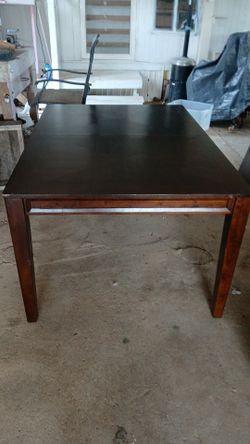 5-61/2 dining room table 6 chairs