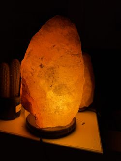 ❤️34 POUNDS PINK Himalayan SALT LAMP 🪔❤️15” Tall 9”Wide❤️