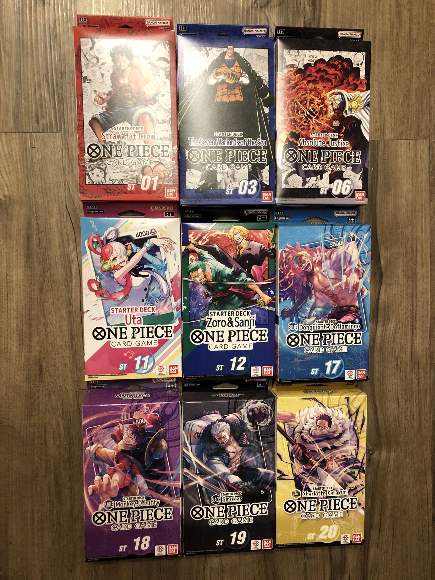 One Piece Card Game Starter Decks