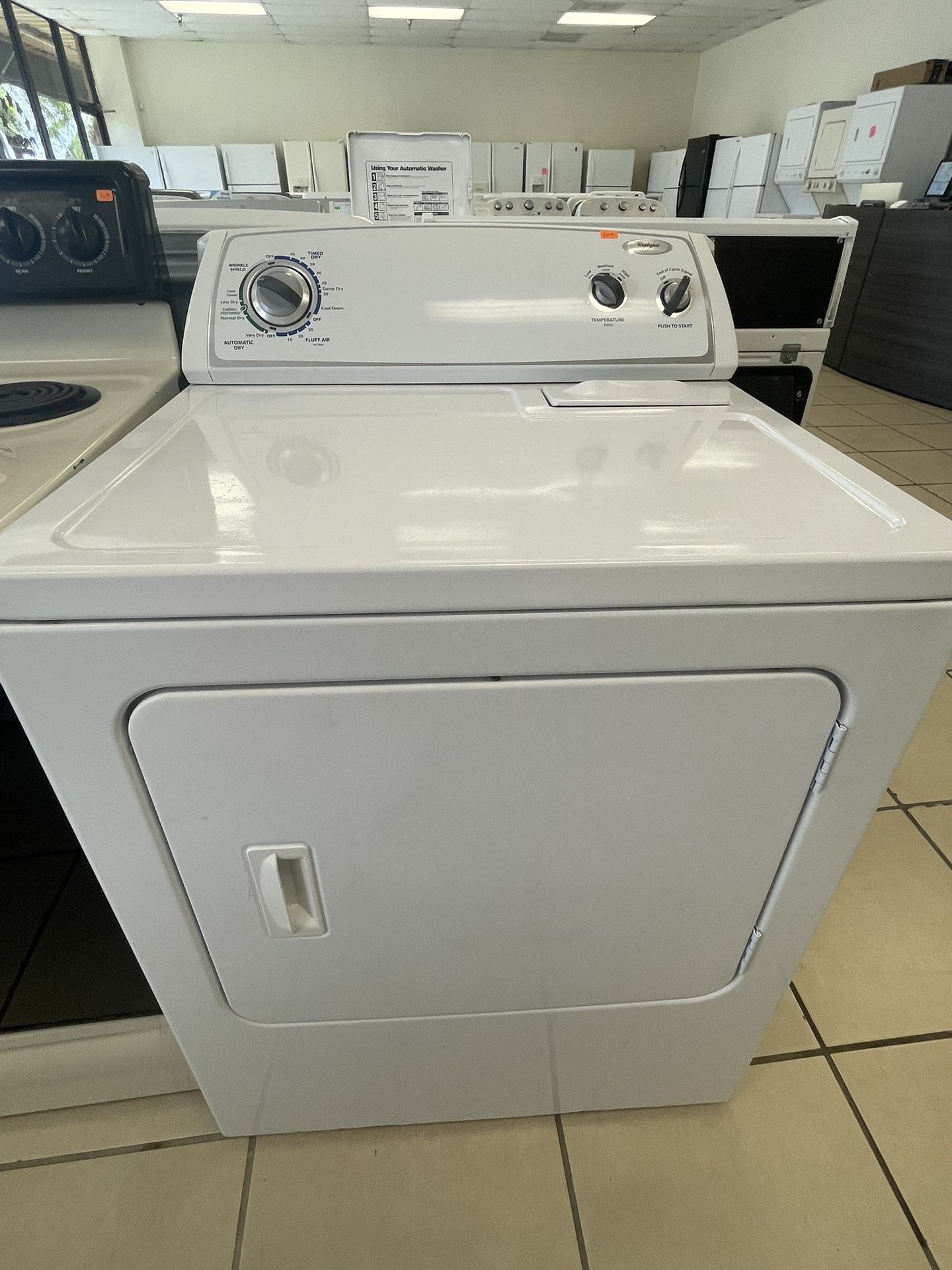 WHIRLPOOL REGULAR DRYER WHITE