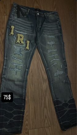 Purple jeans
