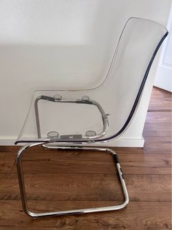 IKEA lucite chair