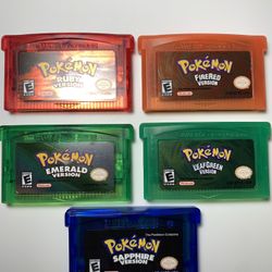 Pokemon Gameboy Games Lot of 5