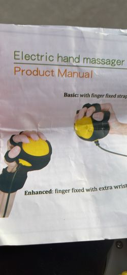 Hand And Fingers Massage Therapy With Remote
