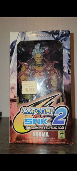 Vintage 2005 Capcom vs SNK 2 Akuma "Shin Akuma" Action Figure - Playmore