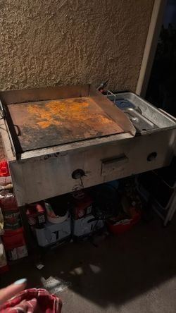 Plancha para taquero, flattop griddle