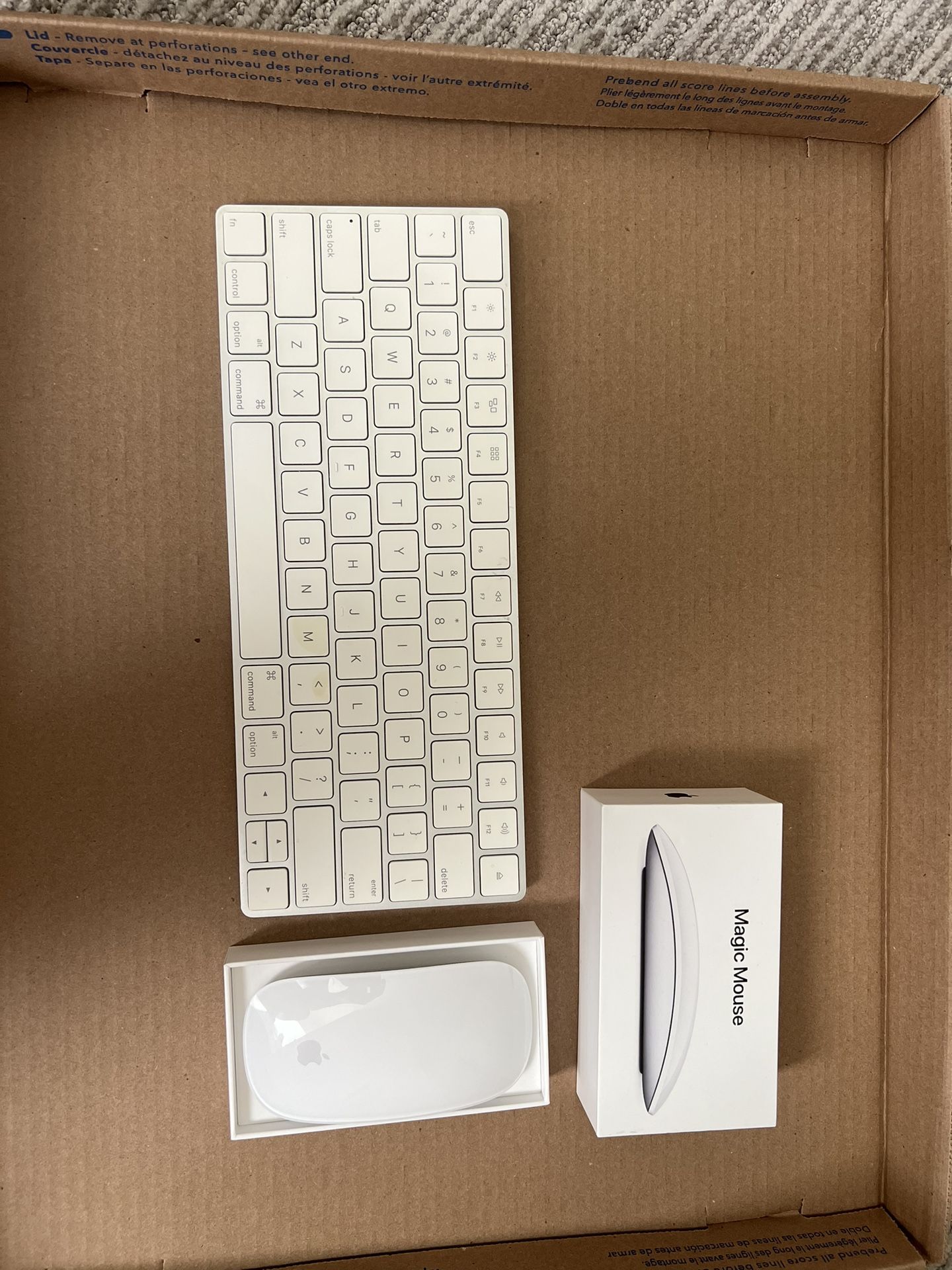Apple Bluetooth Keyboard + Mouse