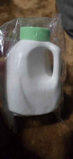 New Mini Milk Jugs With Straws, 6pc