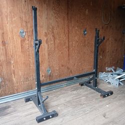 Squat rack bench or shoulder press weights racks fitness must have $40