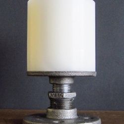 Small Industrial Candle Holder