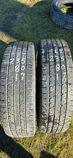 LT235/80/17 Pair Of Nexen Tires 