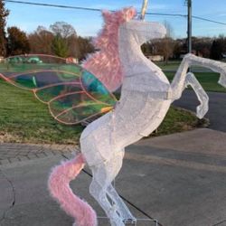 5ft Unicorn Pegasus Winged Horse 