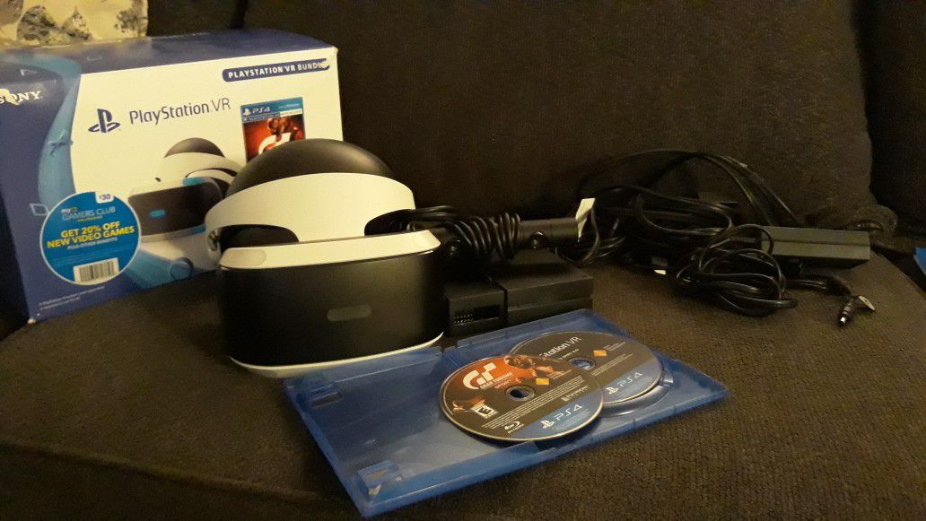 Playstation VR set with Grand Turismo