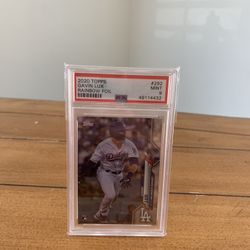 Gavin Lux RC Rainbow Foil PSA 9