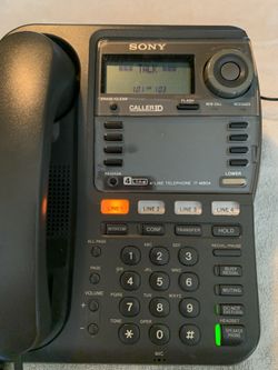 Set Of 4 Sony 4line Phones 