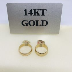 Solid 14K Gold Rings/Wedding Bands