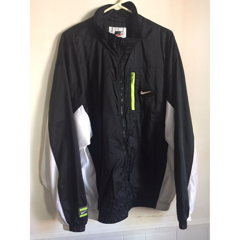 Vintage Nike Jacket Green Voltage/White/Black