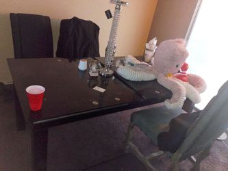 Table and chairs