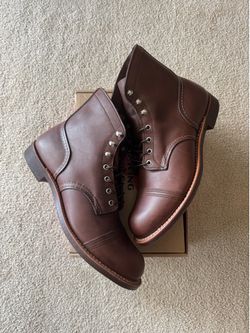 Red Wing Iron Ranger Men's 6-Inch Boot in Amber Harness Leather