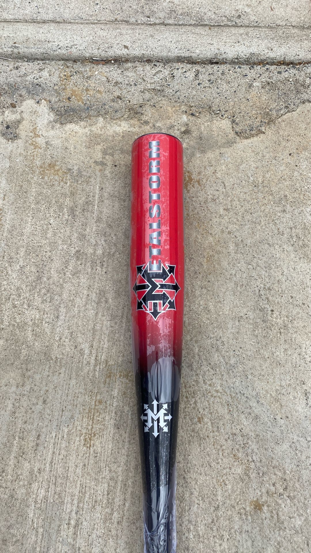 Metalstorm Baseball Bat Size 34”, 27oz -7, 2 3/4” Barrel Size
