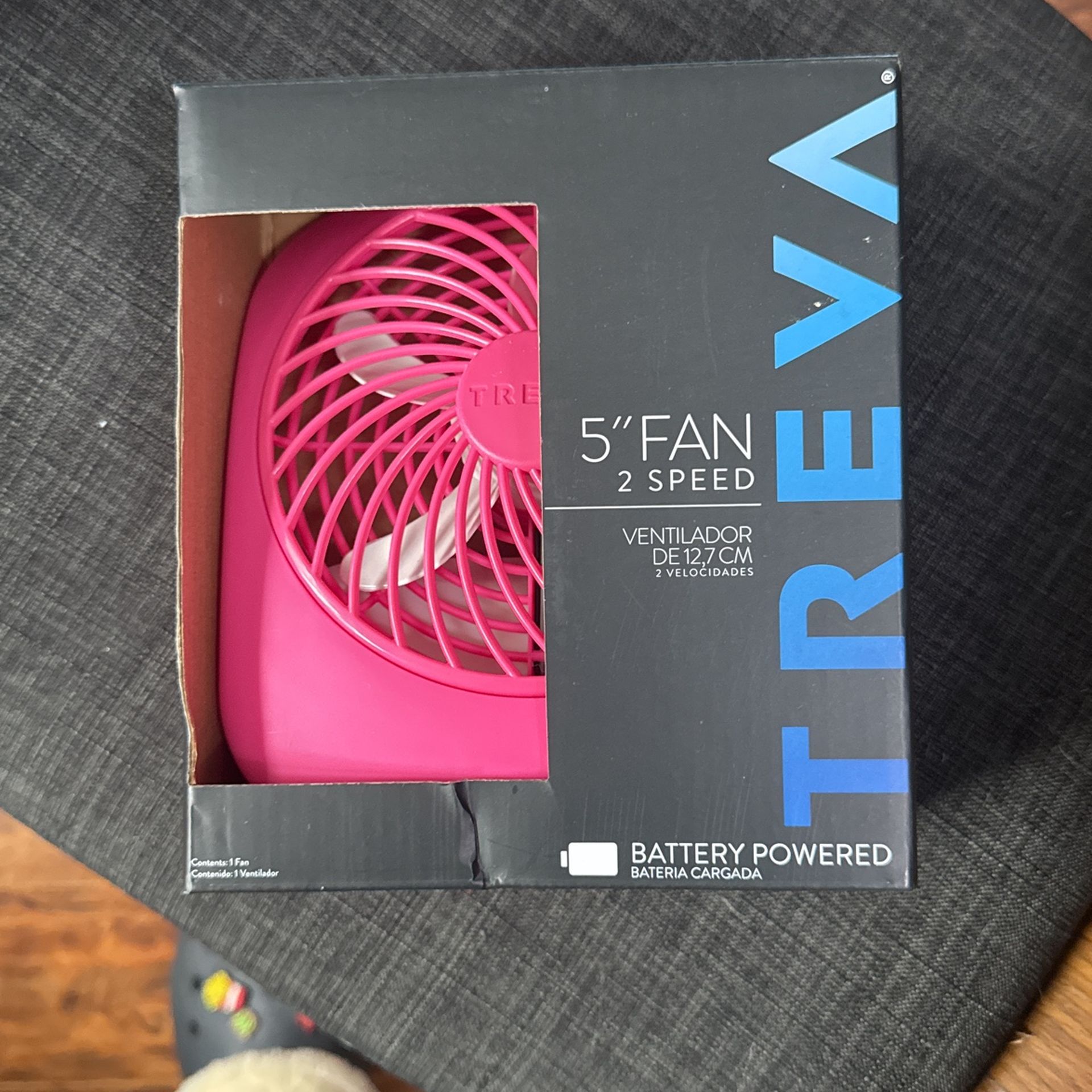 Battery powered fan