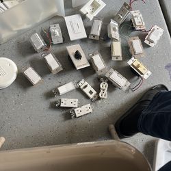 Electrician / Handyman Electrical Parts Lot – Switches, Outlets, Wall Plates