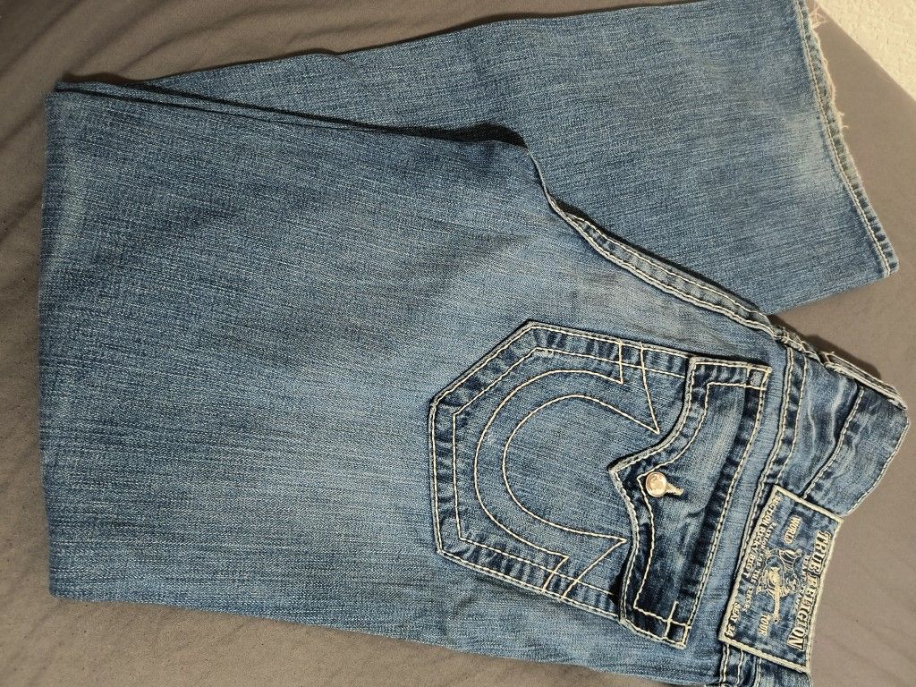 True Religion Mens Jeans 36x34