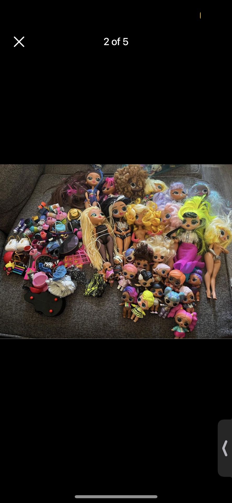 Dolls bundle 12 big dolls ,18 little dolls & Accessories all for $70