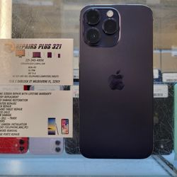 Unlocked Purple iPhone 14 Pro Max 128gb (We Offer 90 Day Same As Cash Financing)
