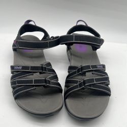 Teva Tirra Hiking Water Outdoor Sandal Women's Size 8 Black/Grey 4266