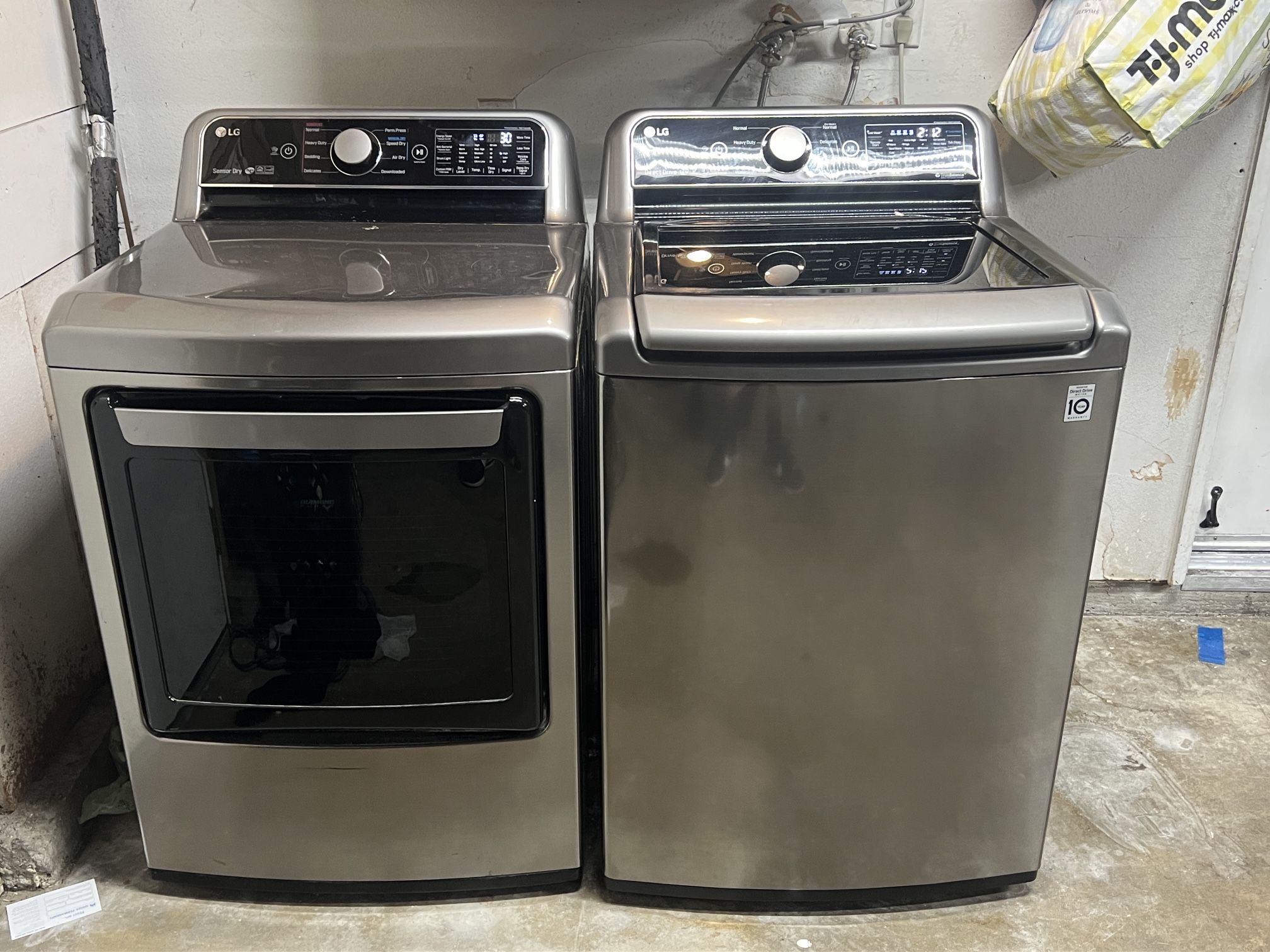 Lg Washer And Gas Dryer Set