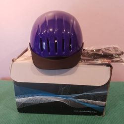 IRH EQUI-LITE Purple Riding Helmet International Riding Helmets Size small open box new selling for only $20 retails for $55 plus tax
