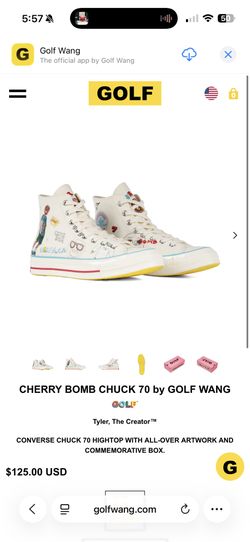Golf Cherry Bomb Converse