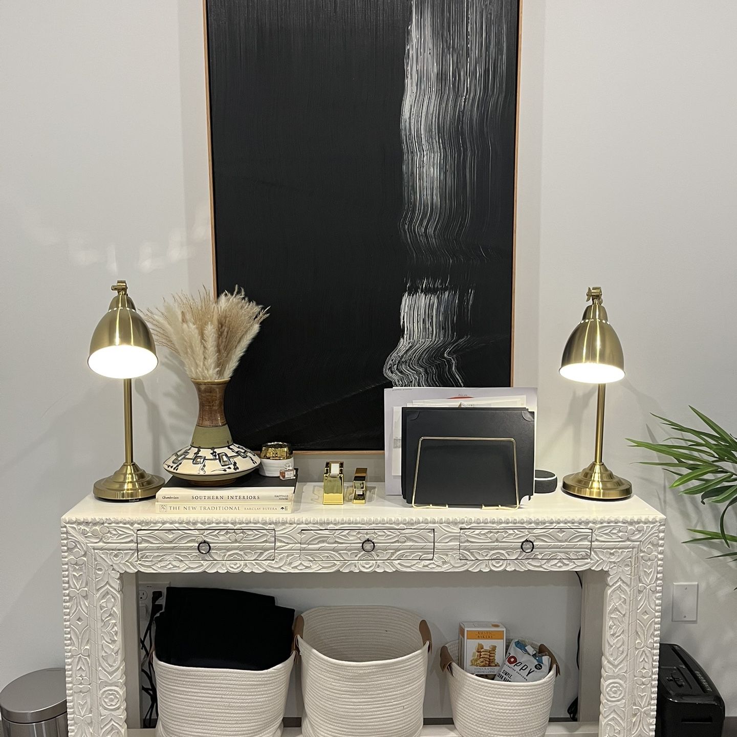 Gold Table Lamp Set (IKEA - Barometer) for Sale in Seattle, WA
