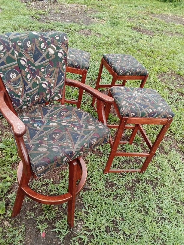 Pool Style Bar Stools