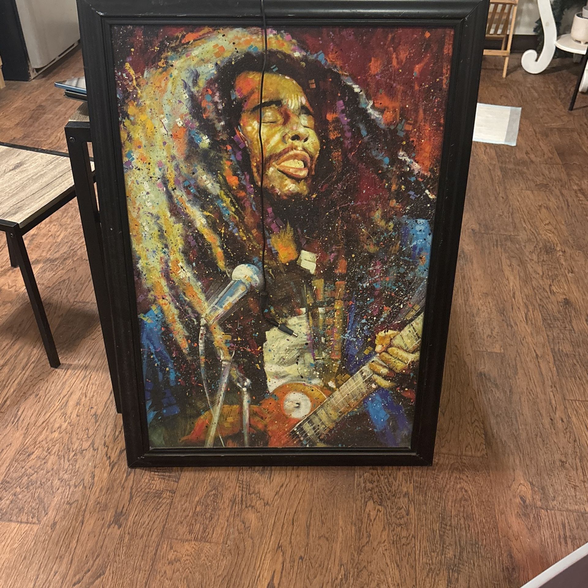 Bob Marley Framed Painting