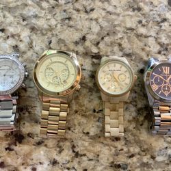 Michael Kors watches set of 4, female sizes