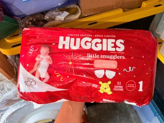 Huggies Little Snugglers Diapers Size 1, 33 Count