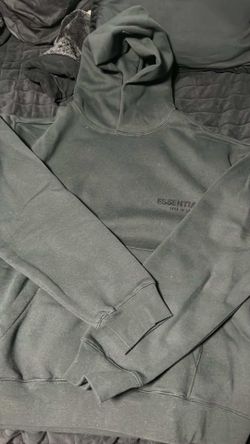 Black essentials hoodie