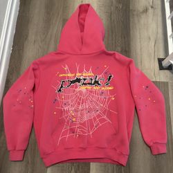pink spider hoodie 
